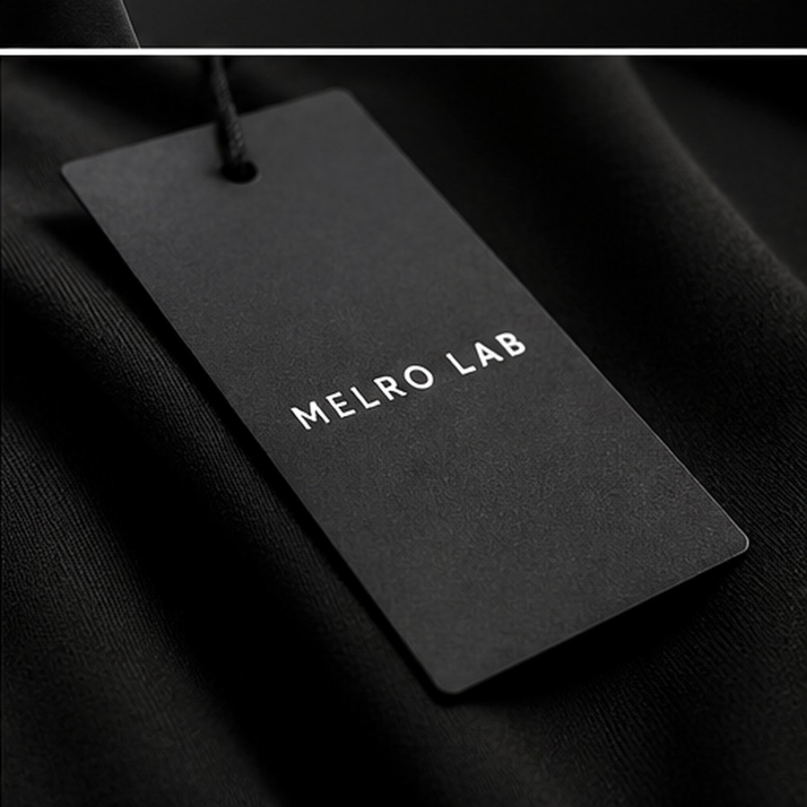 Premium hang tag detail